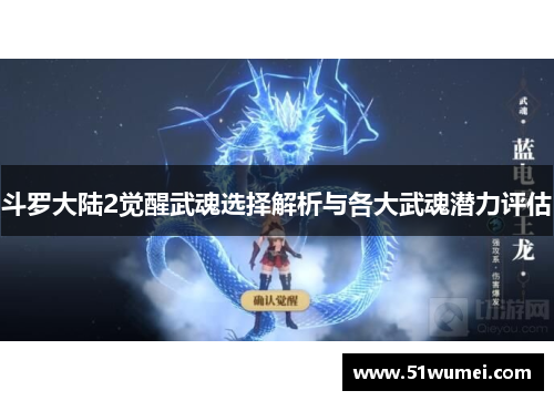 斗罗大陆2觉醒武魂选择解析与各大武魂潜力评估